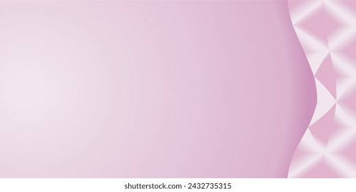 a composition of lines, planes and geometric shapes with light violet gradations as a visual design background and also as a visual in wearable art