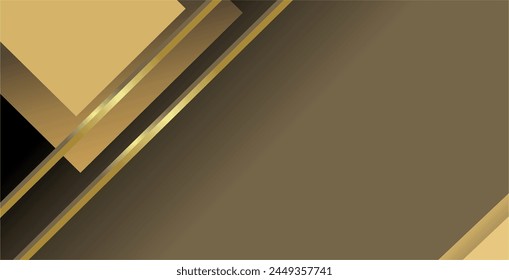 a composition of lines, planes and geometric shapes with gradations of brown, gold and black that gives an elegant and luxurious impression as inspiration for fine art designs