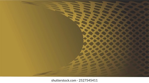 uma composição de linhas, planos e formas geométricas com gradações de marrom, ouro e preto que dá uma impressão elegante e luxuosa como inspiração para projetos de belas artes