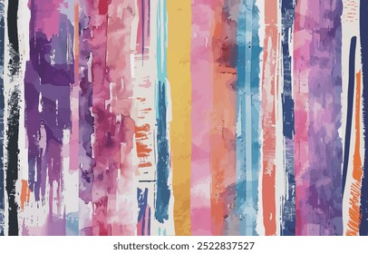 Composition of minimalist artwork. Paint spots, modern art, vector illustration, triptych, abstract art background. Geometric shapes, color blocks,