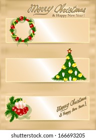 The composition of the new year picture.
