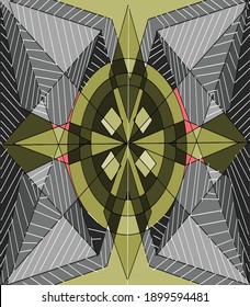 the composition of an object and color becomes an unexpected work of art