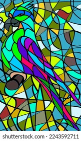 Imagen de composición de un loro