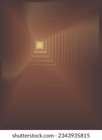 composition of planes and geometric shapes with shades of golden brown for visual communication design needs