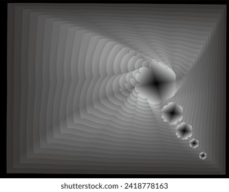 composición de planos y formas geométricas con matices de nido y gris como uno de los elementos de diseño visual