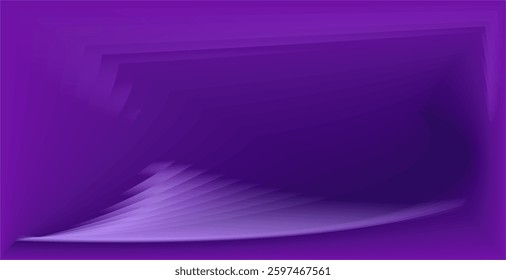 composition of planes and geometric shapes with shades of purple gradient for visual communication design needs