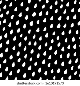 Composition prints. Brush texture. Hand drawn black and white background. Abstract grunge pattern. Seamless pattern. Graphic backdrop. Endless contemporary composition monochrome tileable design