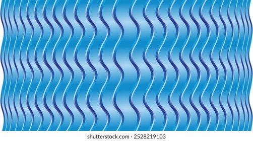 composition of repeating curved lines to create a certain effect with blue gradient as background inspiration for visual communication design