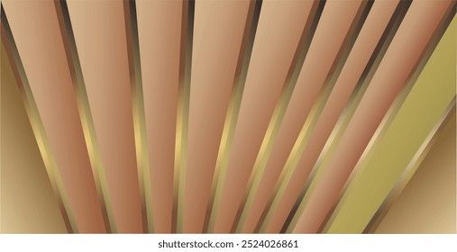 composition of repeating diagonal lines in brown and gold as background inspiration for visual communication design