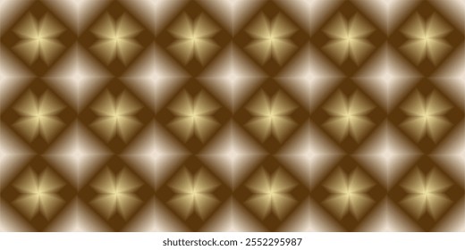 composition of repeating geometric planes in the form of triangles and squares with gradations of brown and gold as background inspiration for graphic designs or as ornaments for artistic use