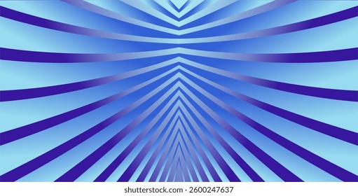composition of repeating wave curved lines with blue gradients as inspiration for decorations and ornaments as well as background design in graphic designs