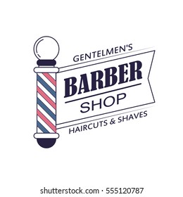 Composition of the set  icons for the Barber shop. Vector elements  your web design