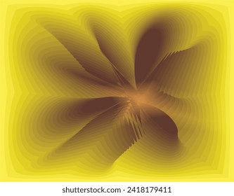 una composición de formas, planos y colores con tonos amarillos y anaranjados como elemento de diseño visual e inspiración para un diseño visual específico