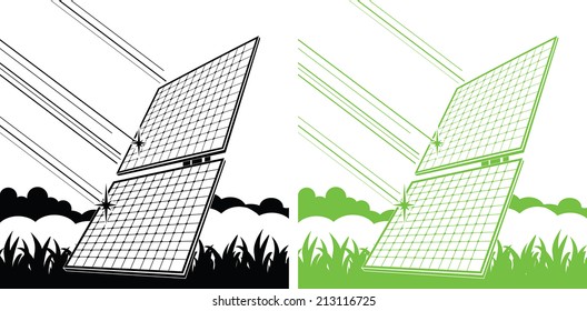 composition of solar panels, alternative energy sources