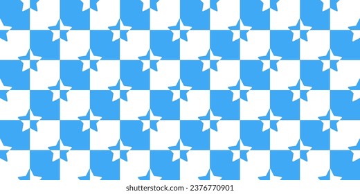 The composition of a square and a star. seamless pattern. An idea for backgrounds, textures, textiles, packaging, interior design and creative ideas
