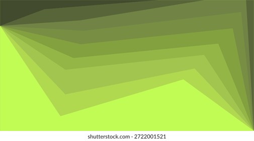 Composición de líneas rectas, planos y color verde como inspiración para el diseño de fondo