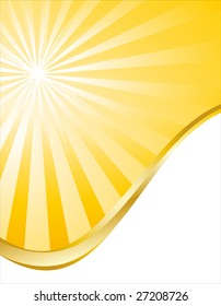 Composition with sun