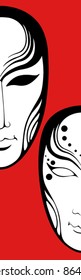Composition of two human masks