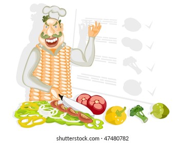 Composition from vegetables