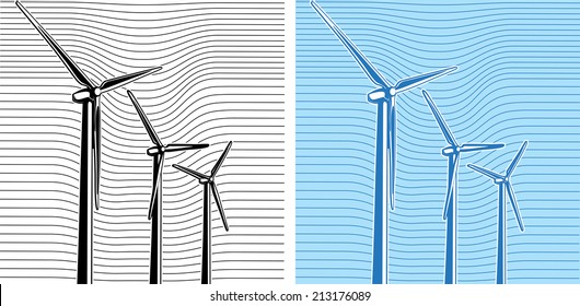 composition of wind turbines