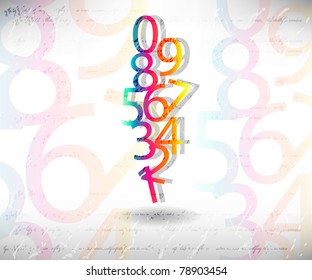 Compositions of colored number