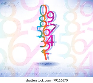 Compositions of colored number