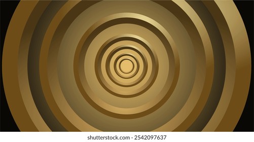 compositions of planes and geometric shapes in gold-brown gradient colors as background designs for visual arts or motifs for disposable arts