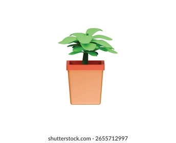 Icono de compost bin Ilustración 3D Render