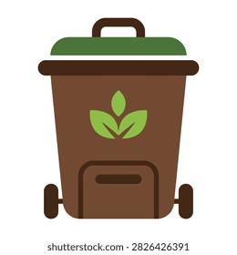 Compost Bin Isolate Abstract Visual Background with Clean Commercial Design Style Featuring Gradient, Texture, Wallpaper with Digital and Color
