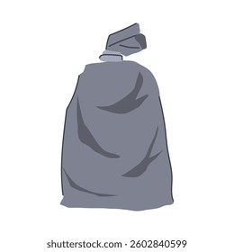 compost compostable trash bag cartoon. home kitchen, gare bin, earth bioplastics compost compostable trash bag sign. isolated symbol vector illustration