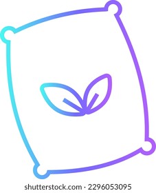 Compost Eco friendly icon with blue duotone style. compost, recycle, nature, ecological, leaf, compostable, natural. Vector illustration