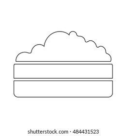 Compost Heap icon illustration design