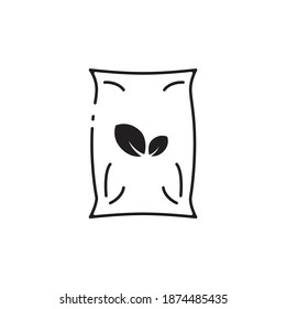 Compost icon design isolated on white background. vector illustration