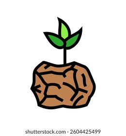 compostable packaging sustainable beauty color icon vector. compostable packaging sustainable beauty sign. isolated symbol illustration