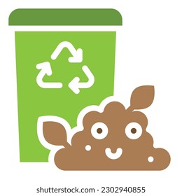 composticon vector sign symbol graphic  illustration,
