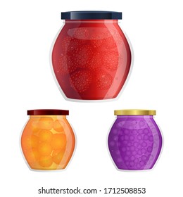 Compote jar vector design illustration isolated on white background