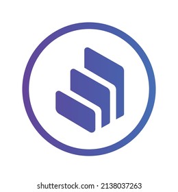 Compound Cryptocurrency token icon. COMP token symbol. Cryptocurrency vector icon. Flat Vector illustration - Vector