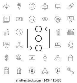compound icon. Universal set of business for website design and development, app development