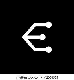 Compound isolated minimal single flat linear icon for application and info-graphic. Connection line vector icon for websites and mobile minimalistic flat design.