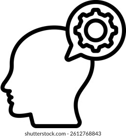 Comprehension Icon Outline Vector Illustration