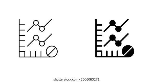 Comprehensive Analytics Icons set for Data Visualization, Business Intelligence, Performance Metrics, and Market Trends - Featuring Line Graph and Pie Chart for SEO Optimization, Financial Analysis
