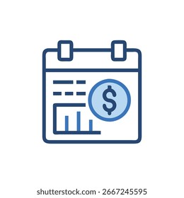 Ícone do demonstrativo financeiro anual abrangente