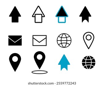 Comprehensive Bundle of User Interface Set Icons