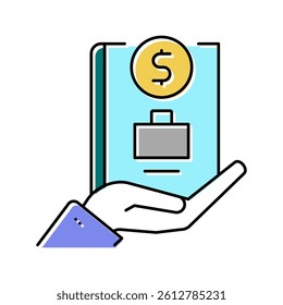comprehensive business training program color icon vector. comprehensive business training program sign. isolated symbol illustration