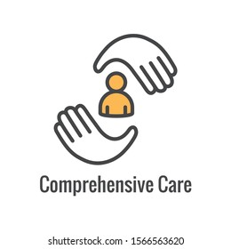 Comprehensive Care Icon - Health Related Symbolism And Image