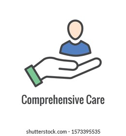 Comprehensive Care Icon - Health Related Symbolism And Image