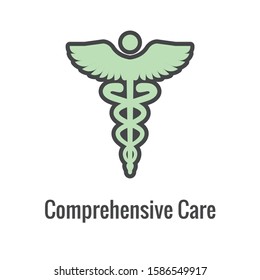 Comprehensive Care Icon - Health Related Symbolism And Image