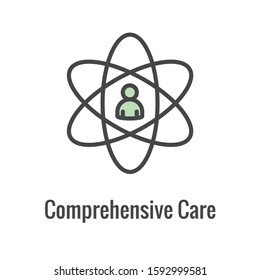 Comprehensive Care Icon - Health Related Symbolism And Image