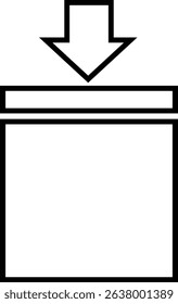 A comprehensive collection of black and white packing symbols commonly used on shipping boxes and packaging.