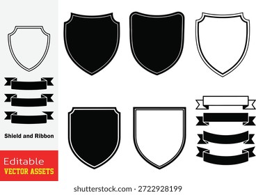 Colección integral de gráficos de Vector de escudo heráldico y cinta con estilos sólidos y de contorno para el diseño de marca, premios e insignias

Este recurso gráfico profesional presenta una selección seleccionada de Elementos de escudo y cinta, meticulosamente diseñados como recursos de Vector editables de alta calidad. Aislada sobre un fondo transparente, la colección ofrece una mezcla de formas de escudo heráldico clásicas y cintas decorativas versátiles. El conjunto incluye siluetas negras sólidas y versiones de contorno limpio, proporcionando una amplia gama de opciones creativas para los diseñadores. Los escudos evocan temas de protección, honor y tradición, mientras que las cintas, con sus extremos doblados característicos y arreglos escalonados, son perfectas para Anuncios, emblemas de premios y acentos decorativos. Estos activos son ideales para crear logotipos profesionales, insignias de seguridad, insignias deportivas y sellos de certificación, lo que garantiza una estética limpia y sofisticada tanto para medios digitales como impresos.

Las características clave incluyen:
Símbolos heráldicos y protectores: Incluye varias Formas de escudo que representan la seguridad, el patrimonio y la autoridad.

Configuraciones dinámicas de la cinta: presenta diseños de cinta apilados, escalonados y doblados adecuados para títulos, distintivos y Anuncios.

Estilos de renderizado dual: ofrece rellenos sólidos y contornos minimalistas para una máxima flexibilidad en diseños con temas oscuros y claros.

Calidad de Vector de Profesional: archivo EPS totalmente escalable y editable, lo que permite una personalización perfecta de los pesos de trazo, los colores y las Formas sin pérdida de claridad.